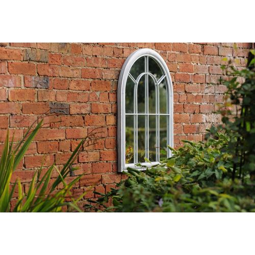 Grand Miroir Fenêtre En Métal Atelier