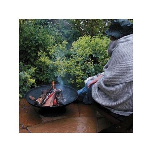 Foyer Brasero Rond Pour Bûches En Fonte Diamètre 50 Cm