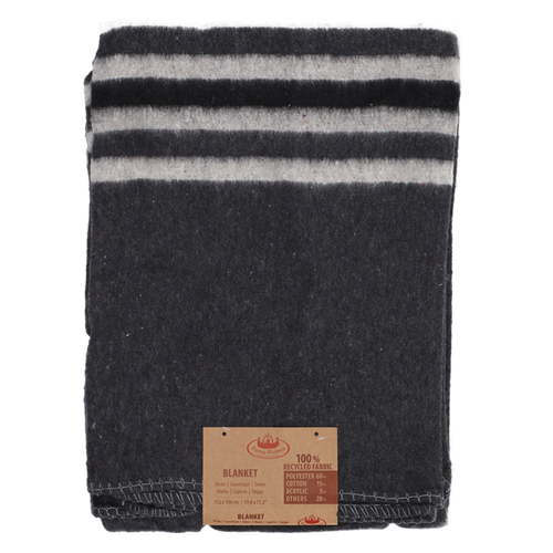 Plaid En Tissu Recyclé 152 X 196 Cm