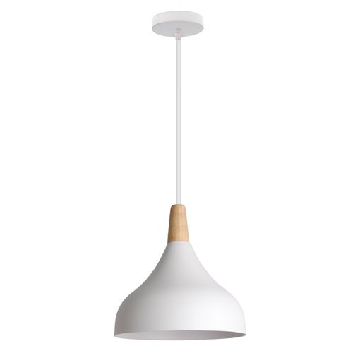 Lustre Suspension Moderne E27 Lampe De Plafond Créatif Pour Chambre Salon Cuisine Café Blanc