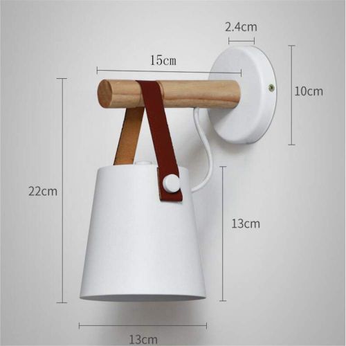 Applique Murale Industrielle Métal Lampe De Murale Luminaire E27 Blanc