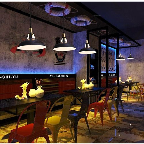 2 Pack Suspension Industrielle Vintage Lustre Abat-jour Retro Pour Cuisine Salon Chambre Noir Blanc