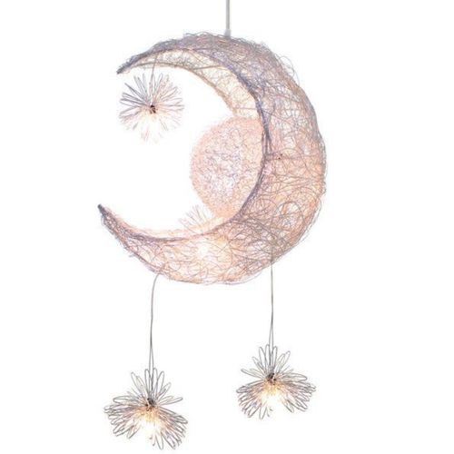 Suspension LED Lune Étoile Lustre Chambre Plafonnier Lumière Chaude Pour Cuisine Salon Salle