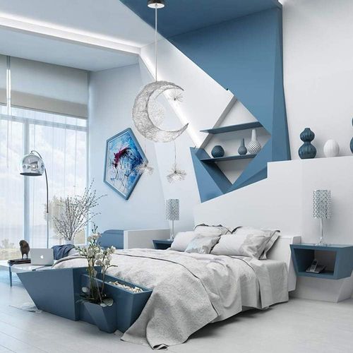 Suspension LED Lune Étoile Lustre Chambre Plafonnier Lumière Froide Pour Cuisine Salon Salle