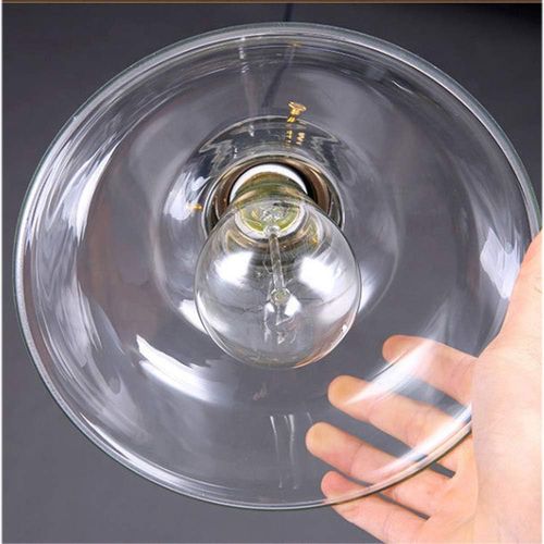 Suspension Industrielle E27 Lustre Luminaire En Verre Plafonnier Pour Cuisine Chambre Salon