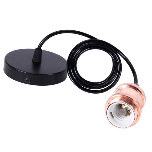 Suspension Vintage E27 Lustre Simple Pour Restaurant Salon Cuisine Bar Or Rose