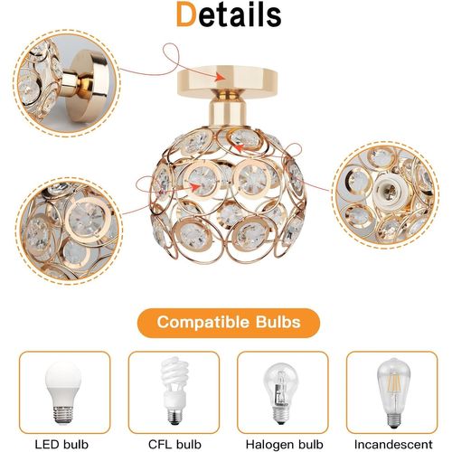 Lot De 2 Plafonnier Intérieur Moderne Lampe De Plafond Éclairage Pour Salon Cuisine Chambre Rose