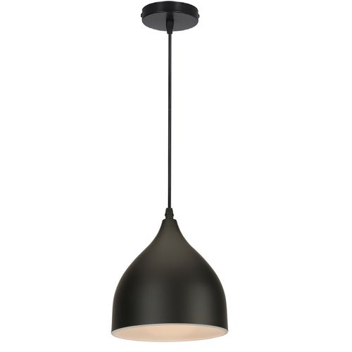 Lampe à Suspension Rétro Antique Plafonnier Moderne Suspension Luminaire Vintage Noir