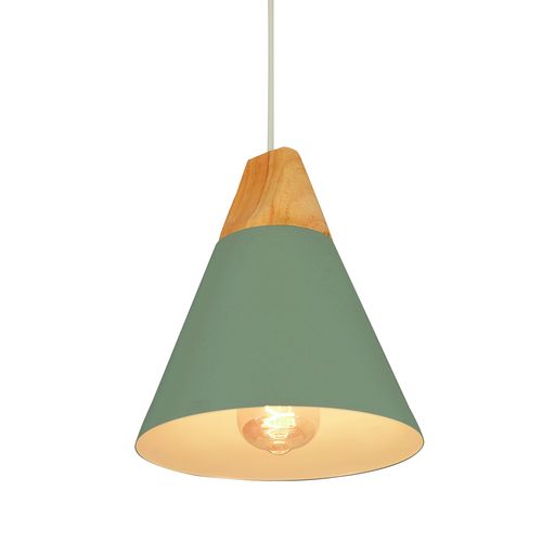 Lampe à Suspension Moderne Vert Suspension Luminaire Nordique Lustre Rétro En Métal Intérieure