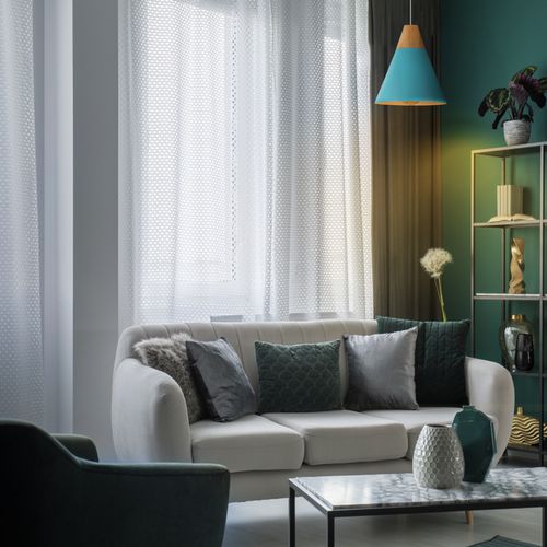 Lampe à Suspension Moderne Bleu Suspension Luminaire Nordique Lustre Rétro En Métal Intérieure