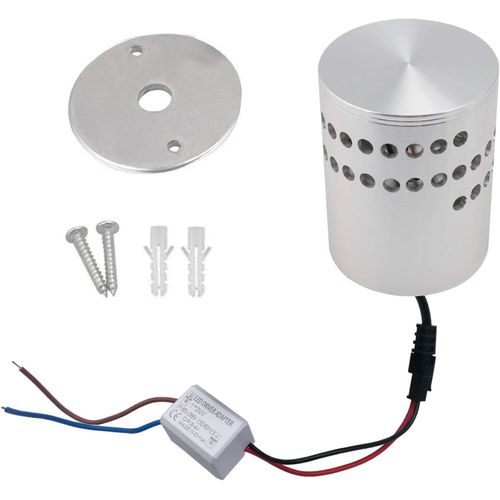 Plafonnier En Spirale Créatif Lustre Moderne Rond Applique Murale LED Simple 3w, Blanc Chaud