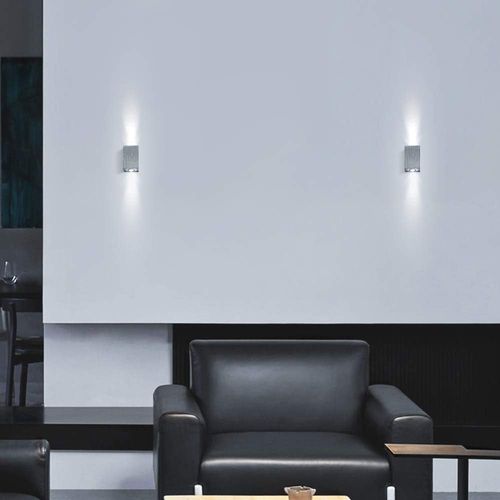 Applique Murale LED Moderne 2w Applique Murale Intérieure Lampe Murale Cube En Aluminium Blanc Froid