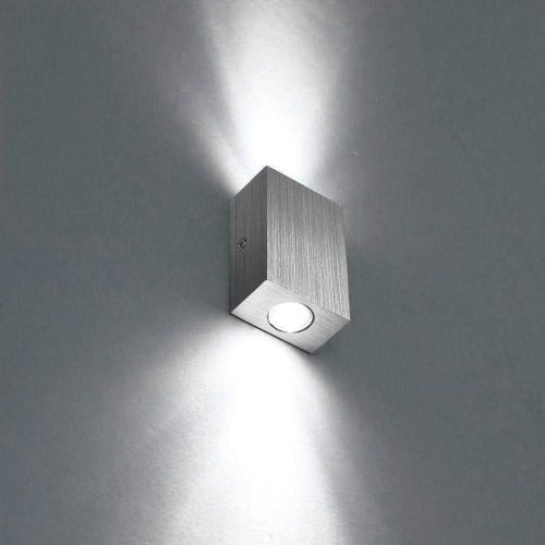 Applique Murale LED Moderne 2w Applique Murale Intérieure Lampe Murale Cube En Aluminium Blanc Froid