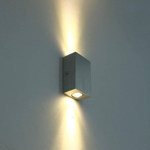 Applique Murale LED Moderne 2w Applique Murale Intérieure Lampe Murale Cube En Aluminium Blanc Chaud