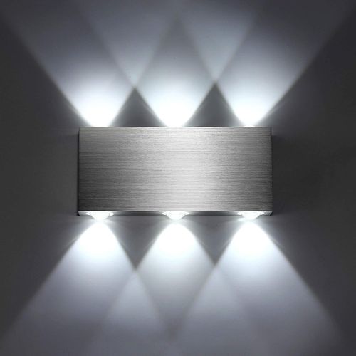 Applique Murale LED Moderne 6w Applique Murale D'intérieur En Aluminium, Blanc Froid