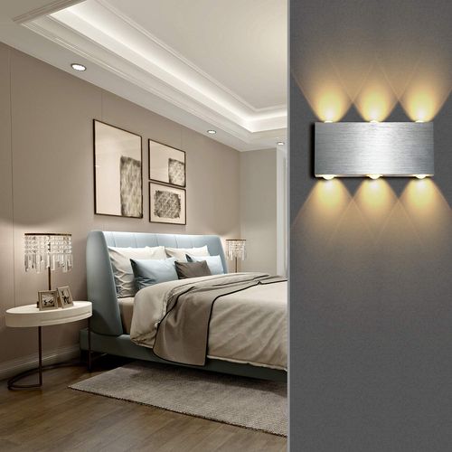 Applique Murale LED Moderne 6w Applique Murale D'intérieur En Aluminium, Blanc Chaud