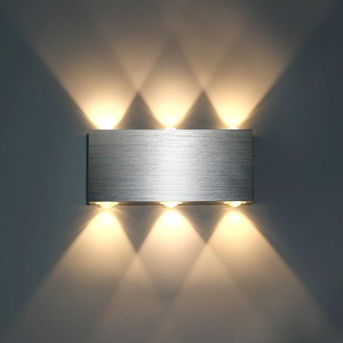 Applique Murale LED Moderne 6w Applique Murale D'intérieur En Aluminium, Blanc Chaud