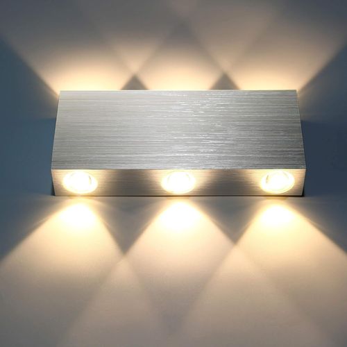 Applique Murale LED Moderne 6w Applique Murale D'intérieur En Aluminium, Blanc Chaud