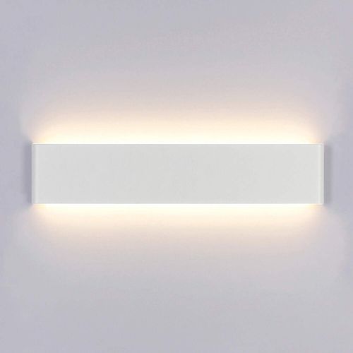 Applique Murale Moderne 12w 30cm LED Applique Murale Intérieure En Aluminium Blanc Blanc Chaud