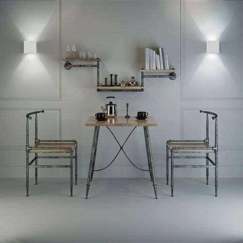 12w Applique Murale LED Blanc Lampe Murale Carrée Applique Murale Aluminium Moderne Blanc Froid