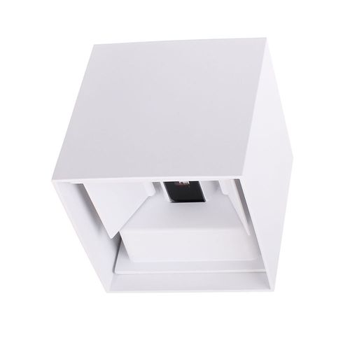 12w Applique Murale LED Blanc Lampe Murale Carrée Applique Murale Aluminium Moderne Blanc Froid