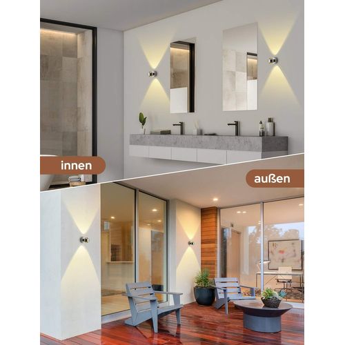 Applique Murale Moderne Lampe Murale D'intérieur Applique Murale En Aluminium 3000k Blanc Chaud