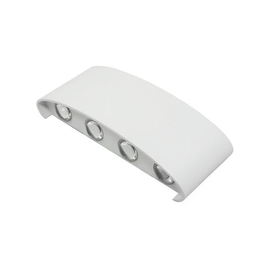 Applique Murale Moderne 8w Blanc Lampe Murale LED D'intérieur En Aluminium, Blanc Chaud