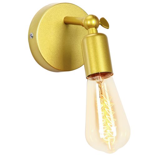 Applique Murale Rétro Lampe Murale Vintage Applique Murale Simple Créative Or