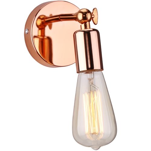 Applique Murale Rétro Lampe Murale Vintage Applique Murale Simple Créative Or Rose