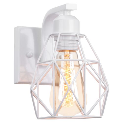 Applique Murale D'intérieur Rétro Lampe Murale En Métal Applique Murale Rétro Moderne Blanc