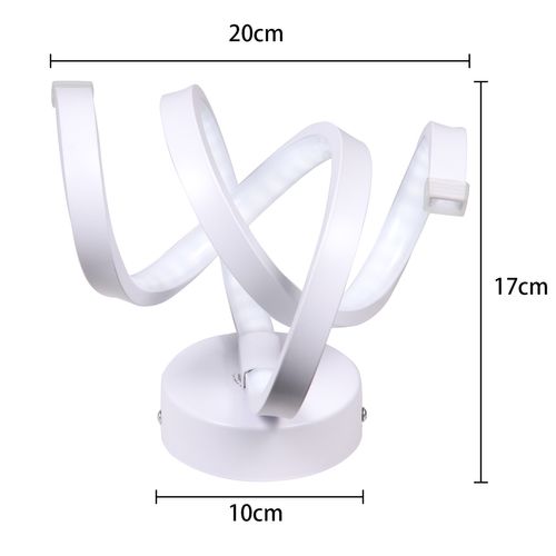 Applique Murale Moderne En Acrylique Blanc Lampe Murale LED Applique Murale D'intérieur Blanc Chaud