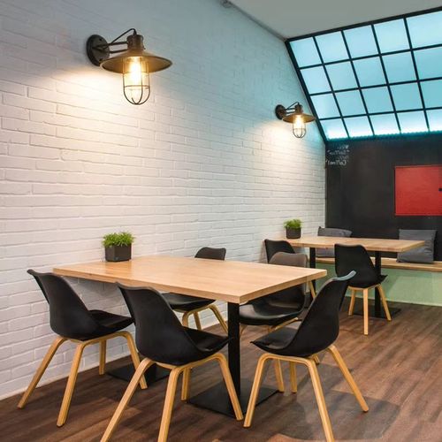 Lampe Murale Rétro Applique Murale Vintage E27 Applique Murale Fer Noire