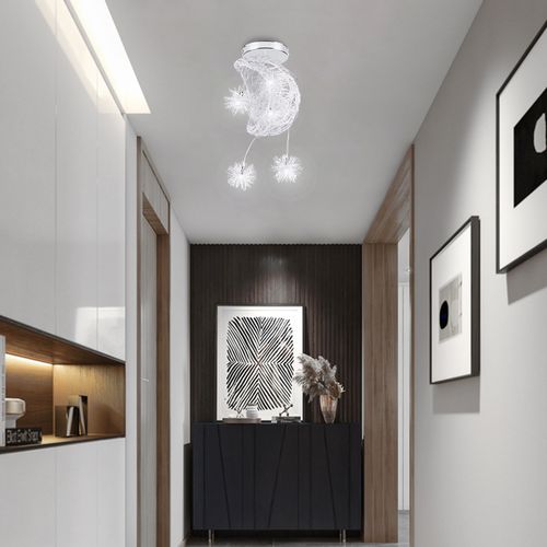 (2x) Luminaire Plafonnier Lune Lampe De Plafond Moderne 15cm Plafonnier Rétro Vintage