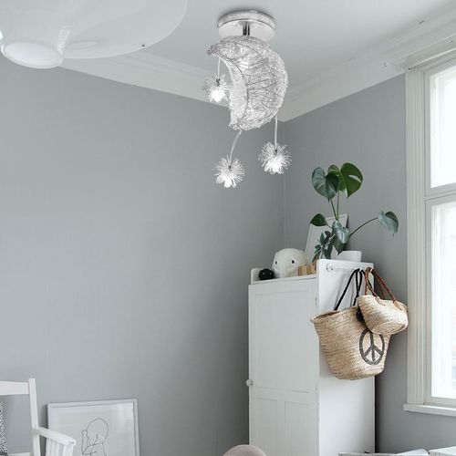 (2x) Luminaire Plafonnier Lune Lampe De Plafond Moderne 15cm Plafonnier Rétro Vintage