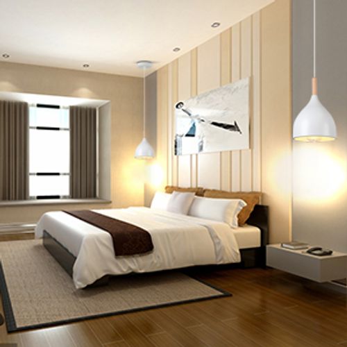 Plafonnier Moderne Suspension Luminaire Rétro Lustre Métal Blanc Suspension Lustre D'intérieur