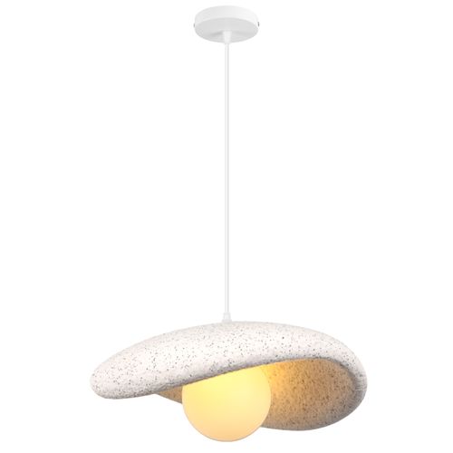 30cm Suspension Lustre Moderne Lustre Créatif D'intérieur Plafonnier Rétro E27 Blanc