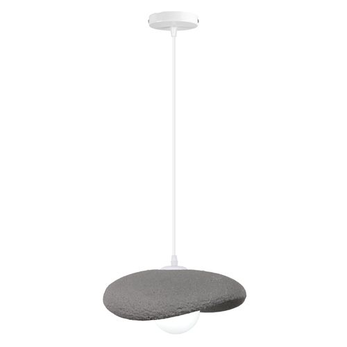 30cm Suspension Lustre Moderne Lustre Créatif D'intérieur Plafonnier Rétro E27 Gris