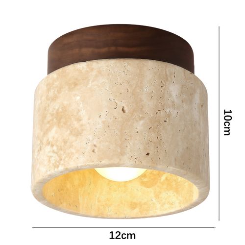 (2x) Plafonnier Rétro Nordique Lampe De Plafond Cylindrique Plafonnier Moderne Pour Porche G9