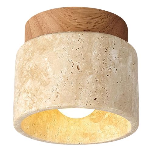 Plafonnier Moderne Plafonnier Rétro Nordique Lampe De Plafond Cylindrique Pour Porche G9
