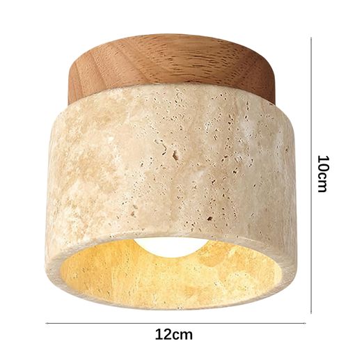 Plafonnier Moderne Plafonnier Rétro Nordique Lampe De Plafond Cylindrique Pour Porche G9