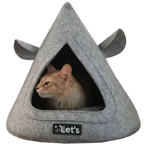 Grotte Pour Animaux De Compagnie Teepee Gris