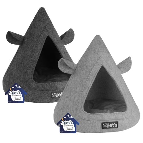 Grotte Pour Animaux De Compagnie Teepee Anthracite