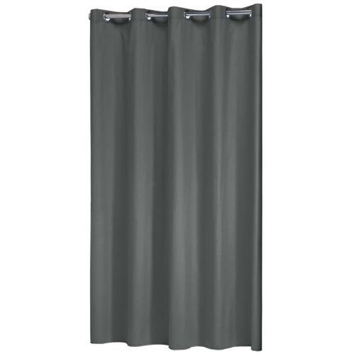Rideau De Douche Coloris 180x200 Cm Gris