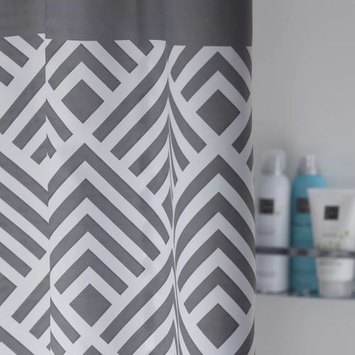 Rideau De Douche Angoli 180 Cm Gris