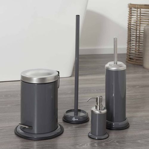 Porte Rouleau Papier Toilette Gris Acero 361731814