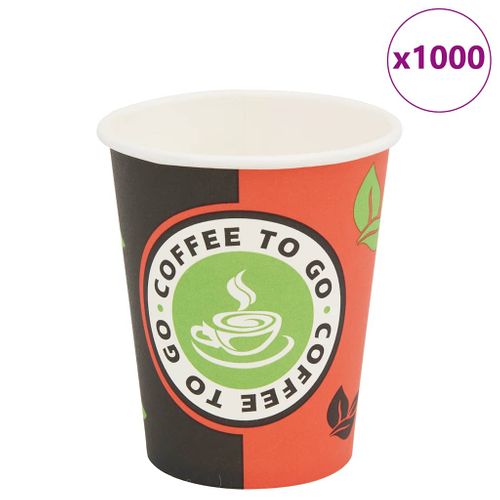Gobelet à Café Jetable 1000 Pièces Papier 240 Ml (8 Oz)