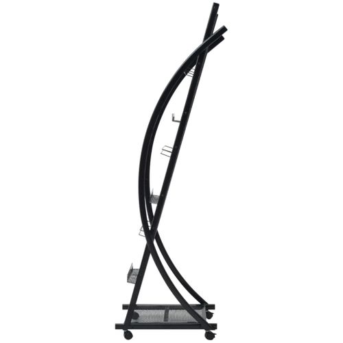 Porte-revue 40 X 32 X 131 Cm Noir A4