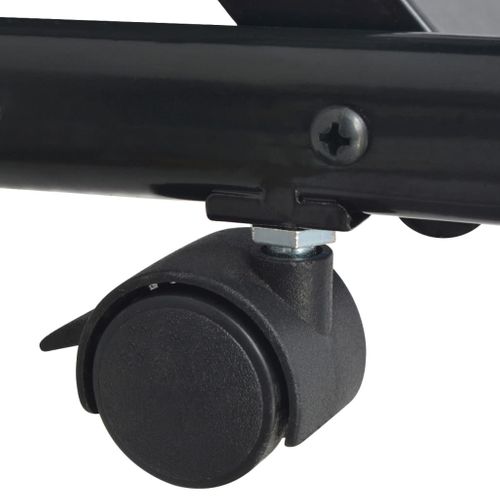 Porte-revue 47 X 40 X 134 Cm Noir Et Blanc A4