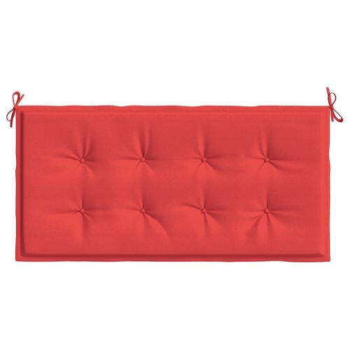 Coussin De Banc De Jardin Rouge 120x50x4 Cm Tissu Oxford