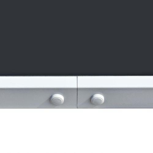 Table De Jardin 150x90x74 Cm Noir Acier